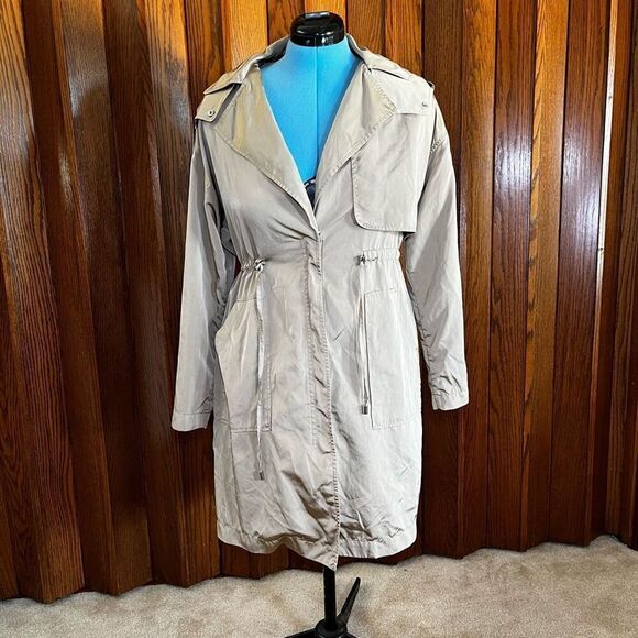 Zara beige rain coat size L - Picture 3 of 5